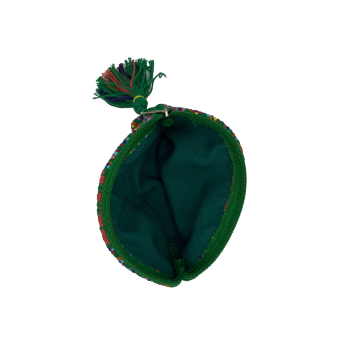 Monedero verde y colores