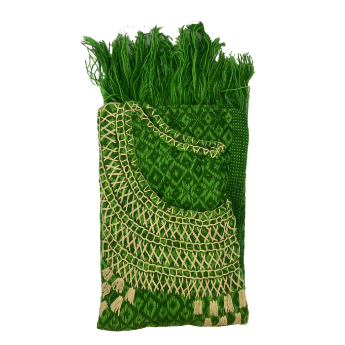 Blusa bordada Tzotzil verde