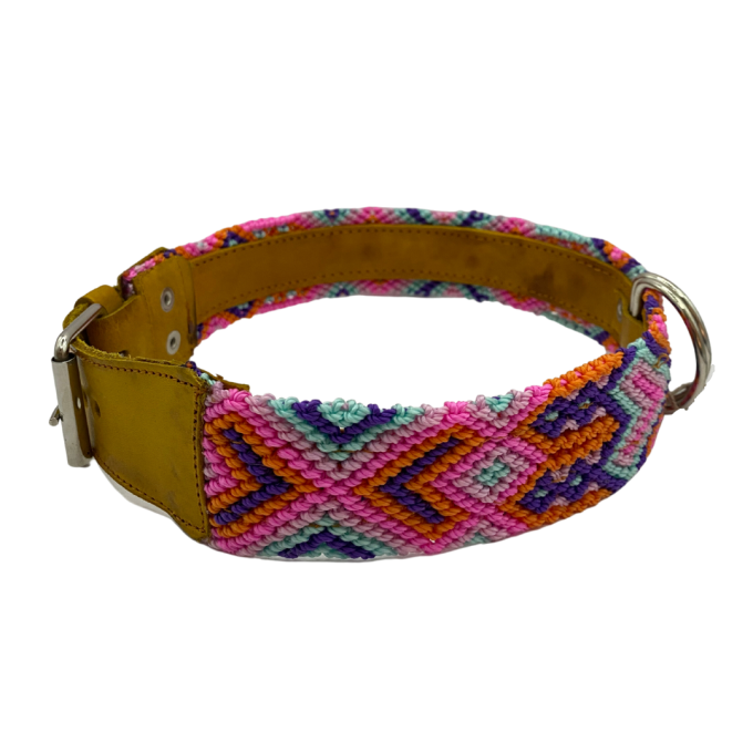 Collar artesanal para mascotas L Colección Itzcuintli