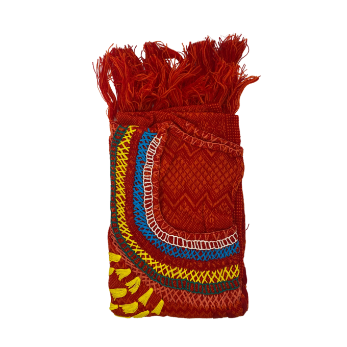 Blusa bordada Tzotzil roja