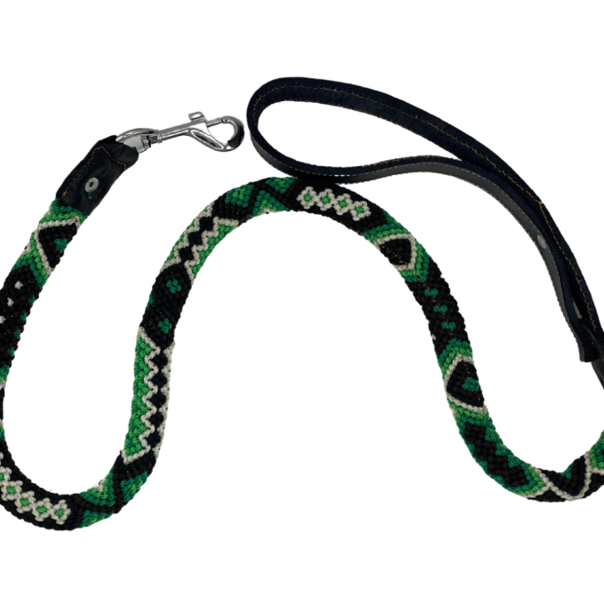 Correa artesanal redonda para mascota